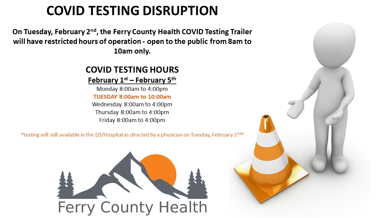 Testing Disruption Notice